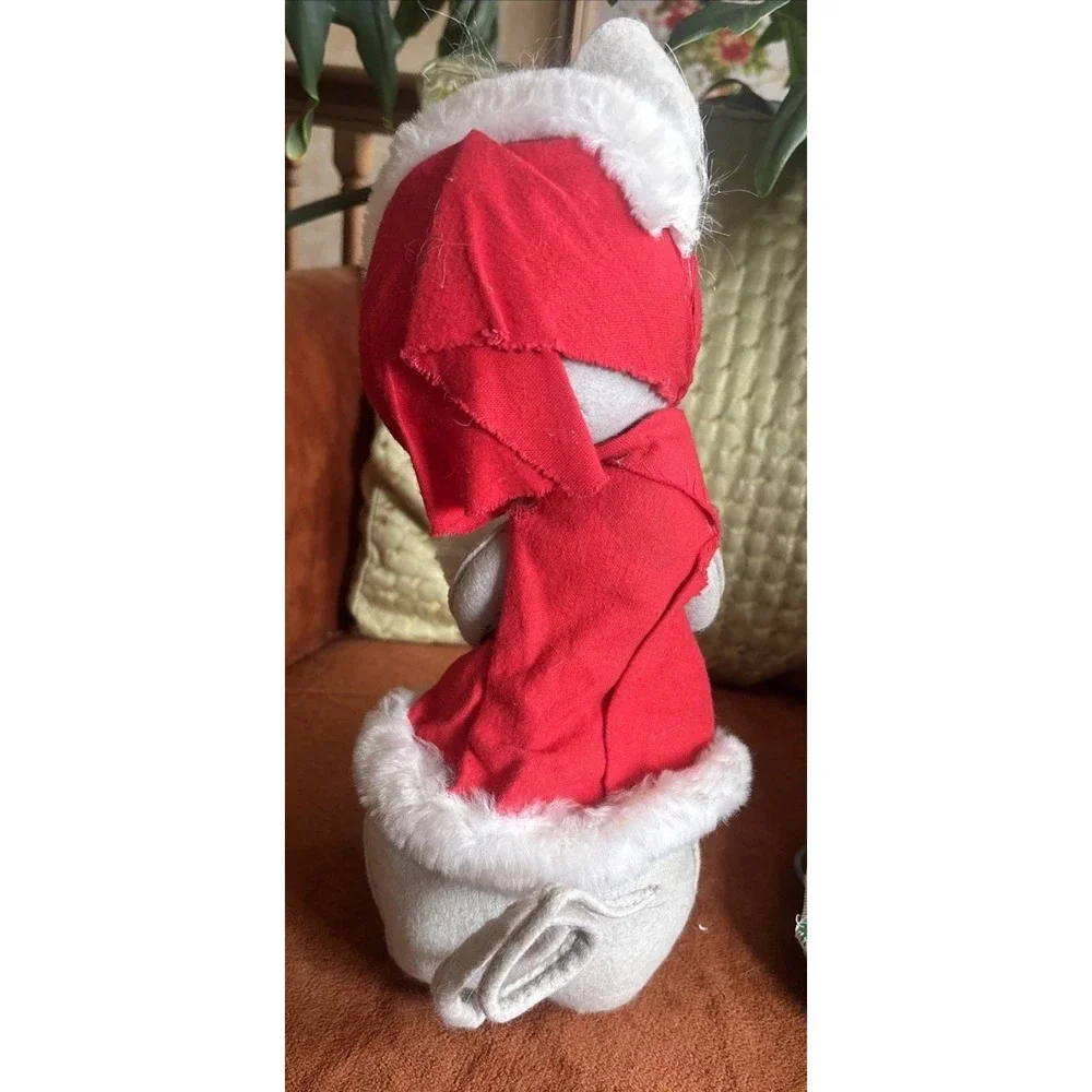 Vintage Annalee Mobilitee Christmas Dolls Set Of 3 Santa, Mrs Claus, & Mouse